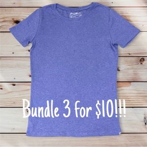 Women’s Eddie Bauer purple outdoor crew neck short sleeve Tshirt, GUC